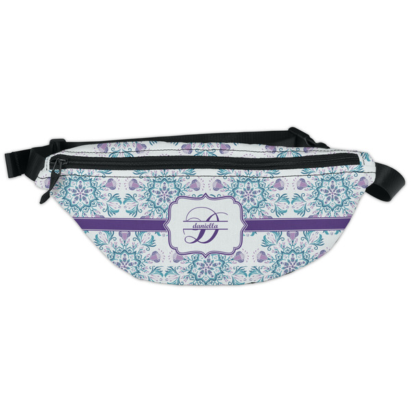 Custom Mandala Floral Fanny Pack - Classic Style (Personalized)