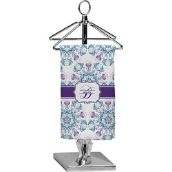 Mandala Floral Finger Tip Towel - Full Print (Personalized)