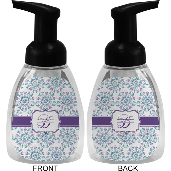 Mandala Floral Foam Soap Bottle (Front & Back)