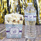 Mandala Floral French Fry Favor Box - w/ Water Bottle