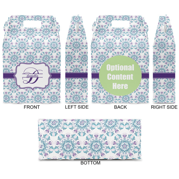 Mandala Floral Gable Favor Box - Approval
