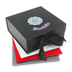 Mandala Floral Gift Box with Magnetic Lid (Personalized)