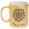 Mandala Floral Metallic Mug (Personalized)