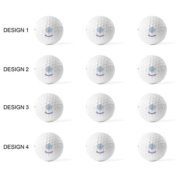 Mandala Floral Golf Balls - Titleist - Set of 12 - APPROVAL