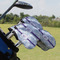 Mandala Floral Golf Club Cover - Set of 9 - On Clubs
