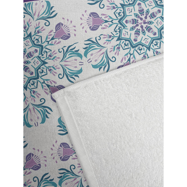 Mandala Floral Golf Towel - Detail