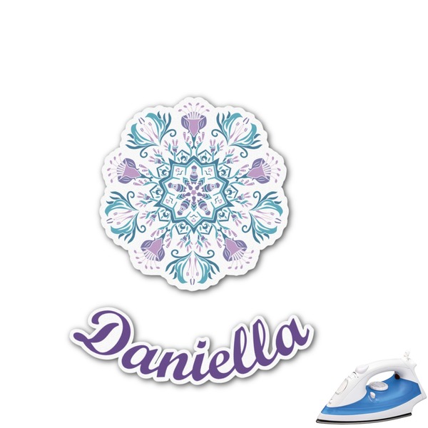 Custom Mandala Floral Graphic Iron On Transfer (Personalized)