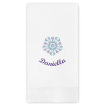 Mandala Floral Guest Paper Towels - Full Color (Personalized)