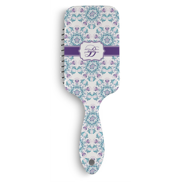 Custom Mandala Floral Hair Brushes (Personalized)