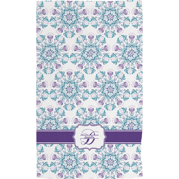 Mandala Floral Hand Towel (Personalized) Full