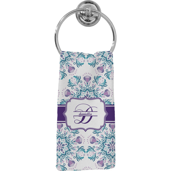 Custom Mandala Floral Hand Towel - Full Print (Personalized)