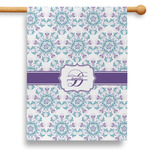 Mandala Floral 28" House Flag - Single Sided (Personalized)