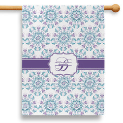 Mandala Floral 28" House Flag (Personalized)