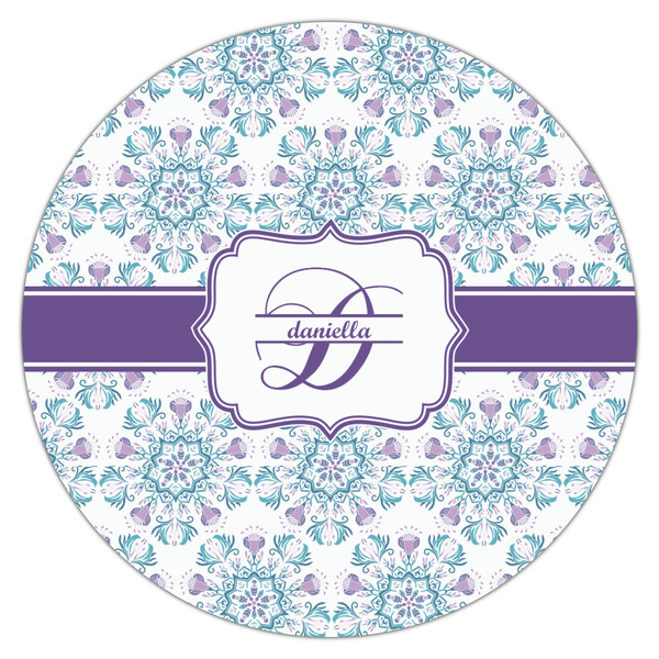 Mandala Floral Icing Circle - Large - Single