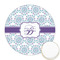 Mandala Floral Printed Cookie Topper - 2.5" (Personalized)