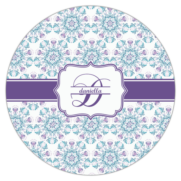 Mandala Floral Icing Circle - Medium - Single