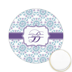 Mandala Floral Printed Cookie Topper - 2.15" (Personalized)