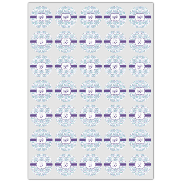 Mandala Floral Icing Circle - XSmall - Set of 35