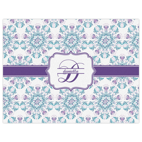 Mandala Floral Indoor / Outdoor Rug - 6'x8' - Front Flat