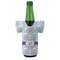 Mandala Floral Jersey Bottle Cooler - FRONT (on bottle)