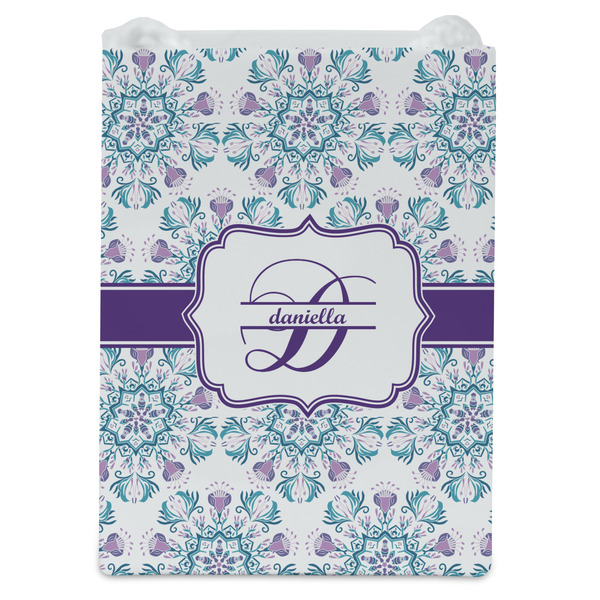 Mandala Floral Jewelry Gift Bag - Gloss - Front