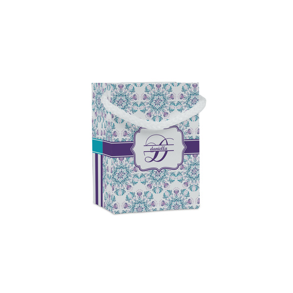 Custom Mandala Floral Jewelry Gift Bags (Personalized)