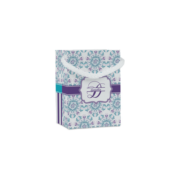 Custom Mandala Floral Jewelry Gift Bags - Matte (Personalized)