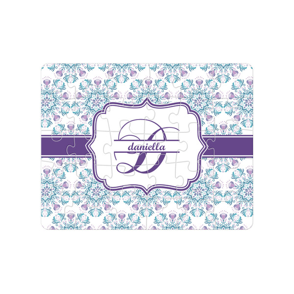 Custom Mandala Floral Jigsaw Puzzles (Personalized)