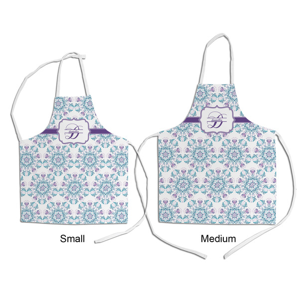 Mandala Floral Kid's Aprons - Comparison