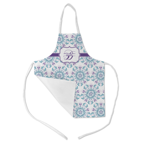 Mandala Floral Kid's Aprons - Medium - Main (med/lrg)