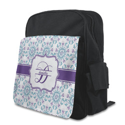 Mandala Floral Preschool Backpack (Personalized)