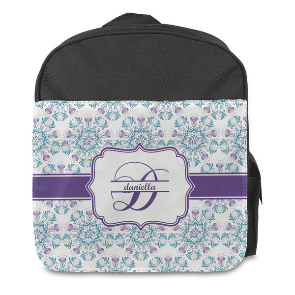 Mandala Floral Kids Backpack - Front