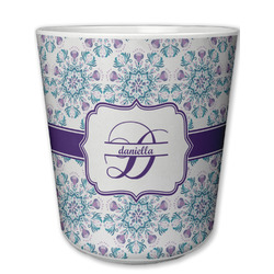 Mandala Floral Plastic Tumbler 6oz (Personalized)