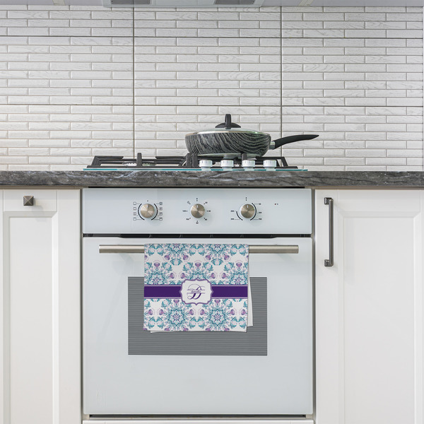 Mandala Floral Kitchen Towel - Poly Cotton - Lifestyle