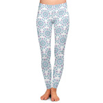 Mandala Floral Ladies Leggings - Extra Small