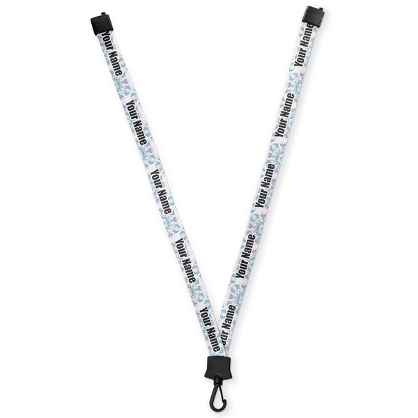 Custom Mandala Floral Lanyard (Personalized)