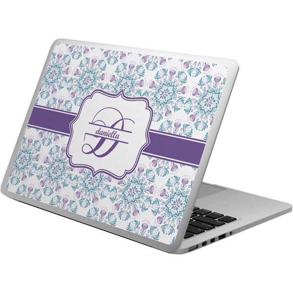 Custom Mandala Floral Laptop Skin - Custom Sized (Personalized)