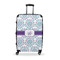 Mandala Floral Suitcase - 28" Large - Checked w/ Name and Initial
