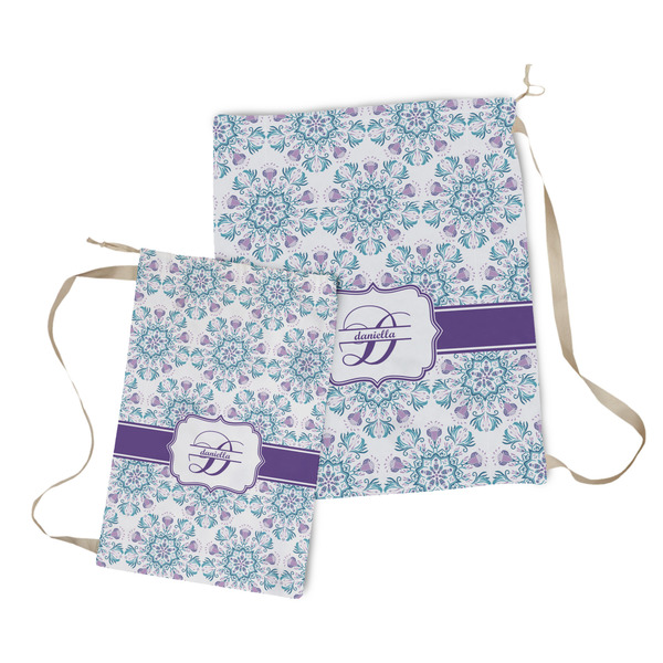 Mandala Floral Laundry Bag - Both Bags