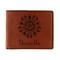 Mandala Floral Leather Bifold Wallet - Single