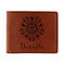 Mandala Floral Leatherette Bifold Wallet (Personalized)