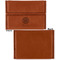 Mandala Floral Leather Business Card Holder Front Back Single Sided - Apvl