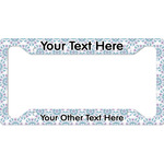 Mandala Floral License Plate Frame - Style A (Personalized)