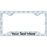 Mandala Floral License Plate Frame - Style C (Personalized)