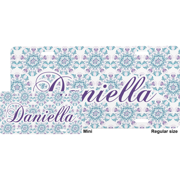 Mandala Floral License Plate (Sizes)