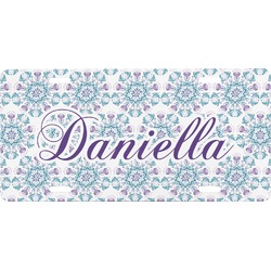 Mandala Floral Front License Plate (Personalized)