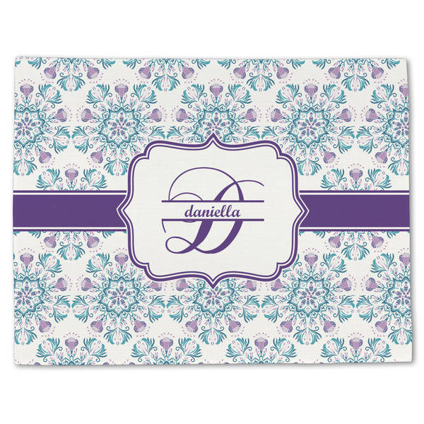 Mandala Floral Linen Placemat - Front