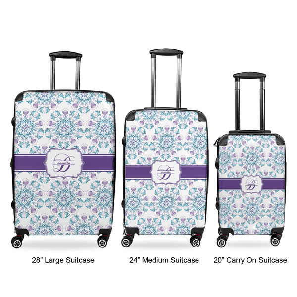 Mandala Floral Luggage Bags all sizes - With Handle