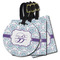 Mandala Floral Luggage Tags - 3 Shapes Availabel