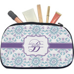 Mandala Floral Makeup / Cosmetic Bag - Medium (Personalized)